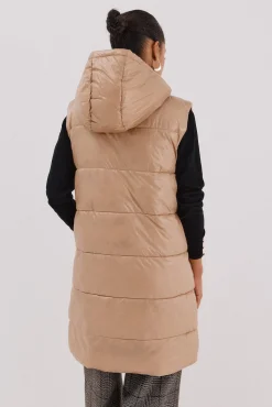 Chaleco largo reversible