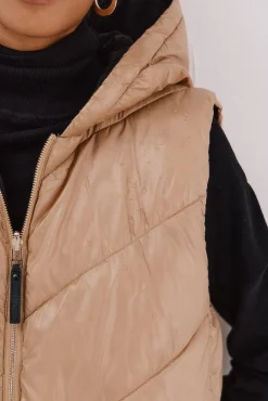 Chaleco largo reversible