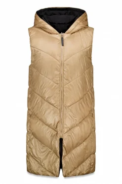 Chaleco largo reversible