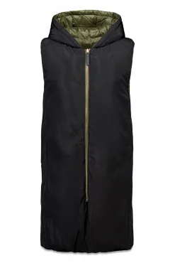 Chaleco largo reversible