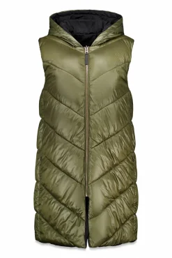 Chaleco largo reversible