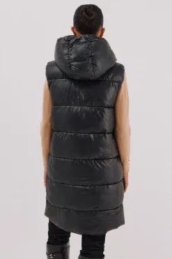 Chaleco largo reversible