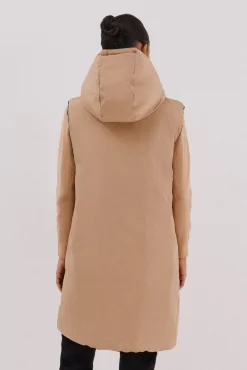 Chaleco largo reversible