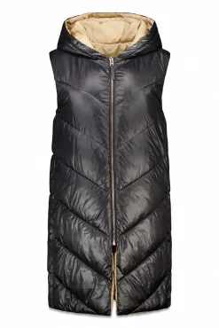 Chaleco largo reversible