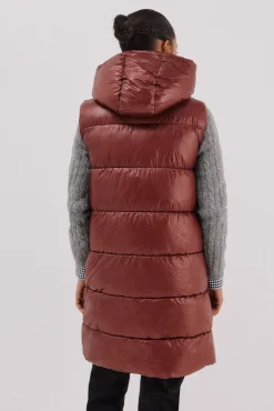 Chaleco largo reversible