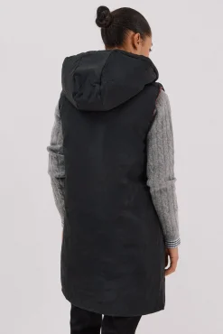 Chaleco largo reversible