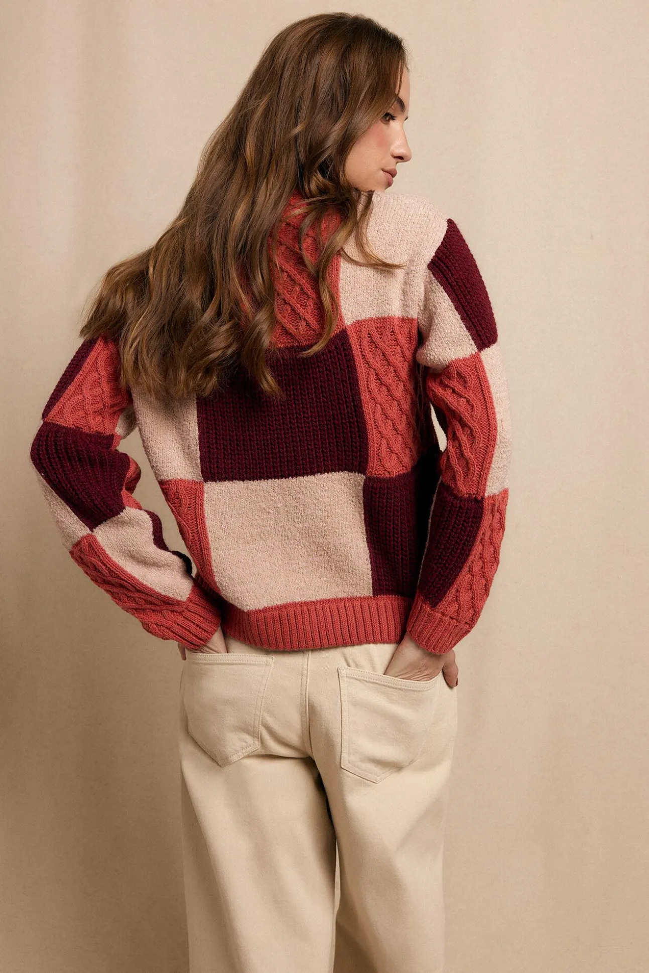 Chaleco patchwork multicolor