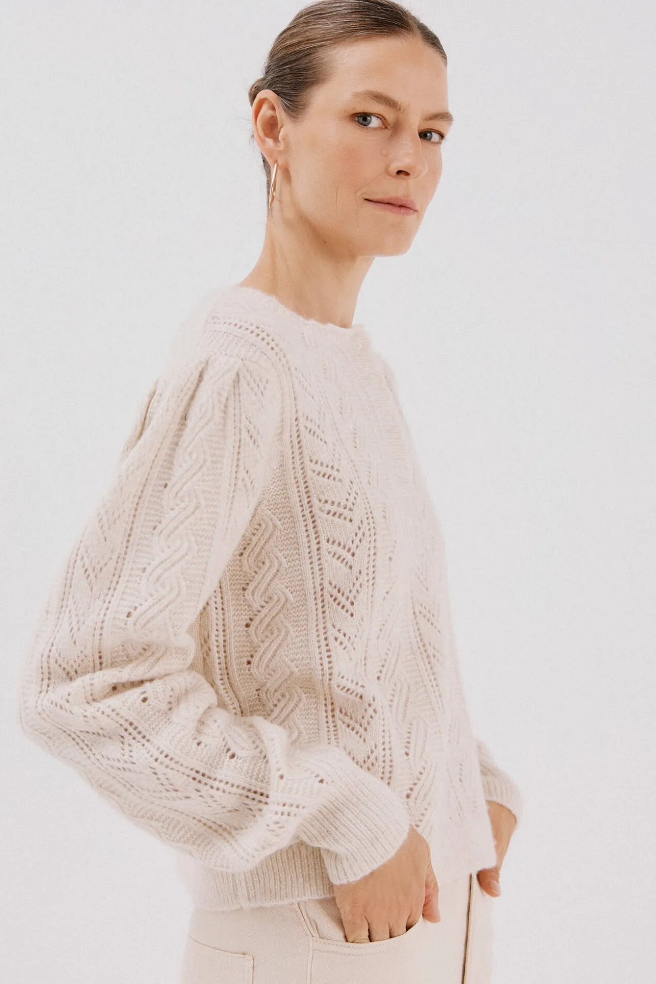 Chaleco punto pasadas