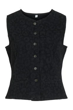 Chaleco vaquero animal print