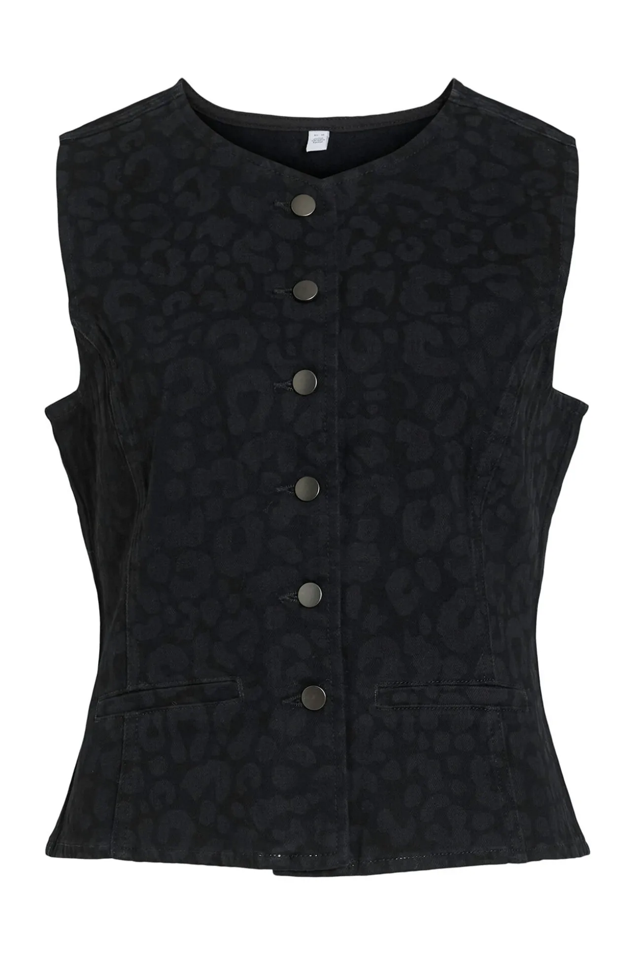 Chaleco vaquero animal print