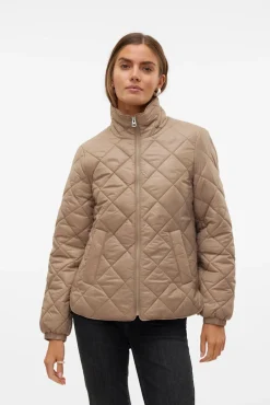 Chaqueta acolchada de mujer con bolsillos