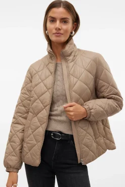 Chaqueta acolchada de mujer con bolsillos