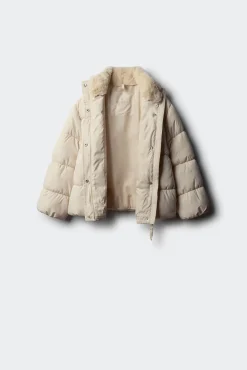 Chaqueta acolchada estrellas niña