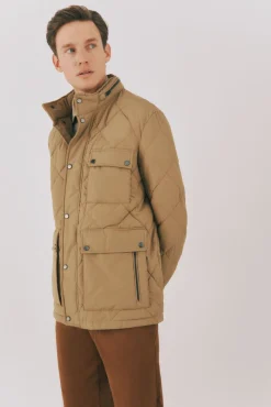 Chaqueta acolchada rombo