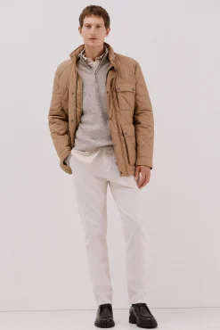 Chaqueta acolchada rombo