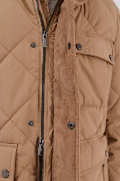 Chaqueta acolchada rombo