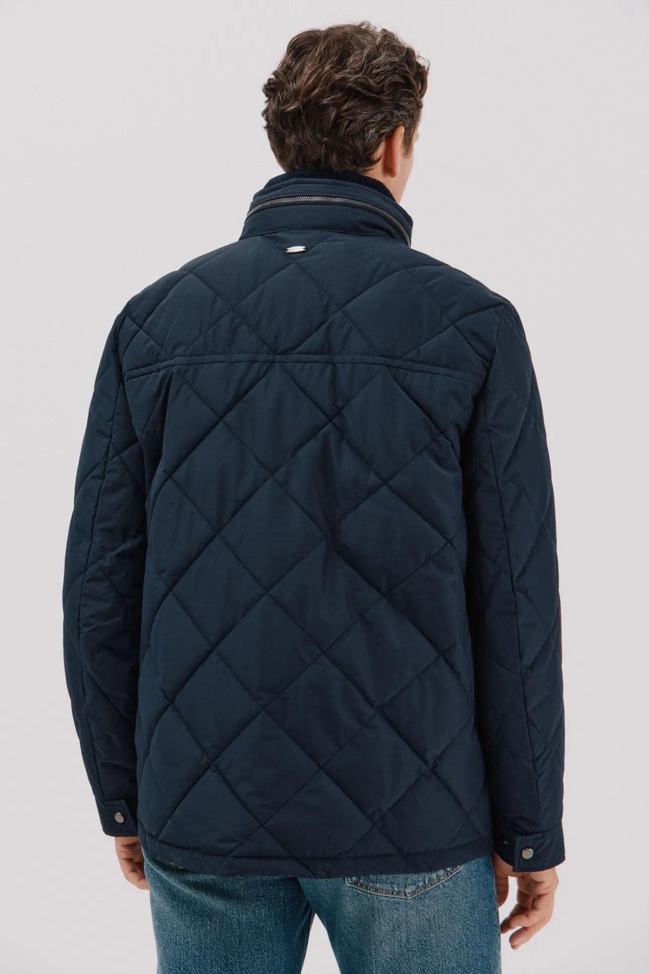 Chaqueta acolchada rombo