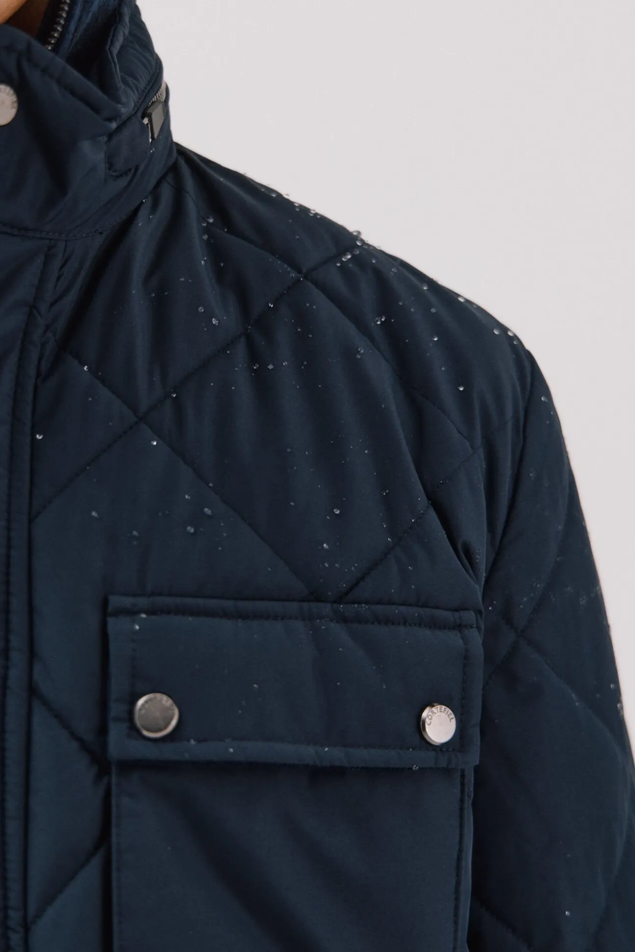 Chaqueta acolchada rombo