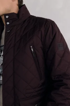 Chaqueta acolchada rombos