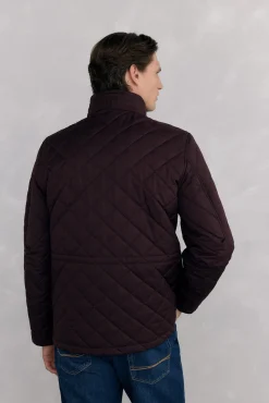 Chaqueta acolchada rombos