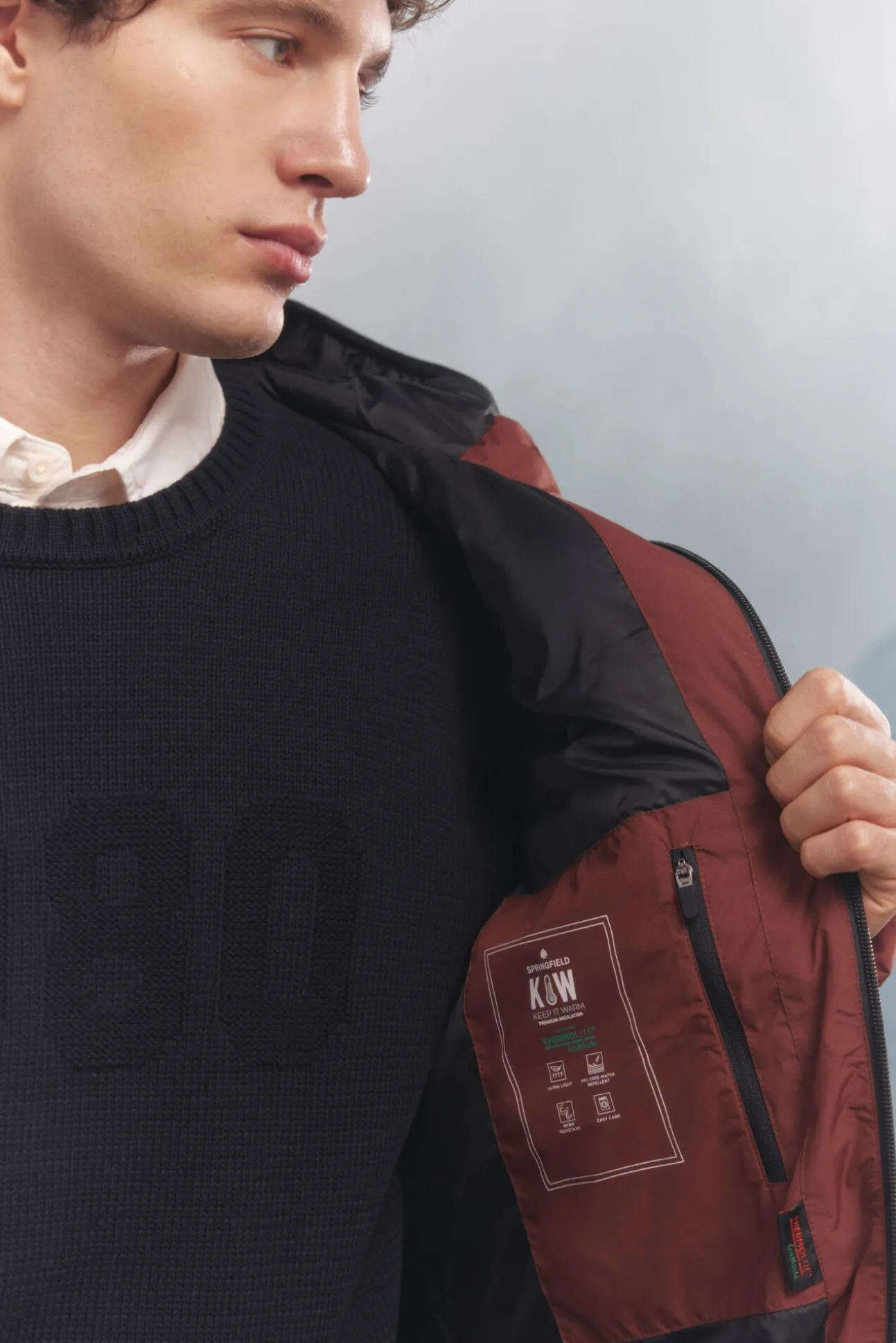 Chaqueta acolchada térmica