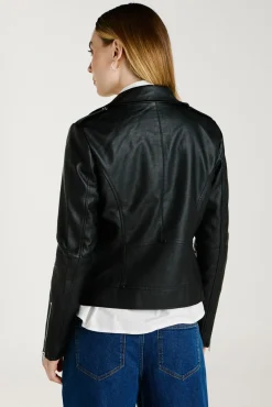 Chaqueta biker polipiel
