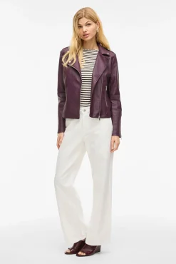 Chaqueta biker polipiel