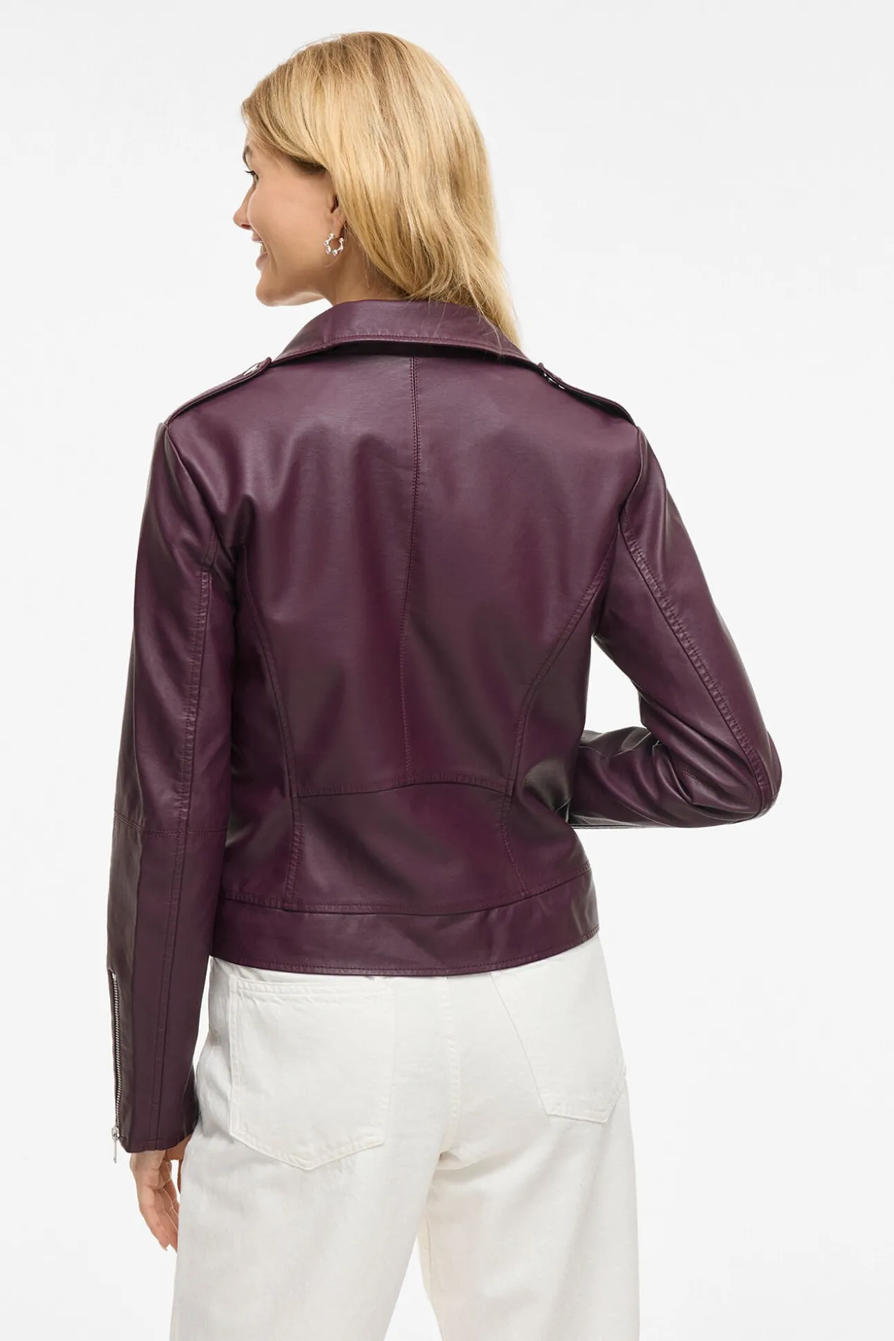 Chaqueta biker polipiel
