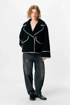 Chaqueta borreguillo sintético