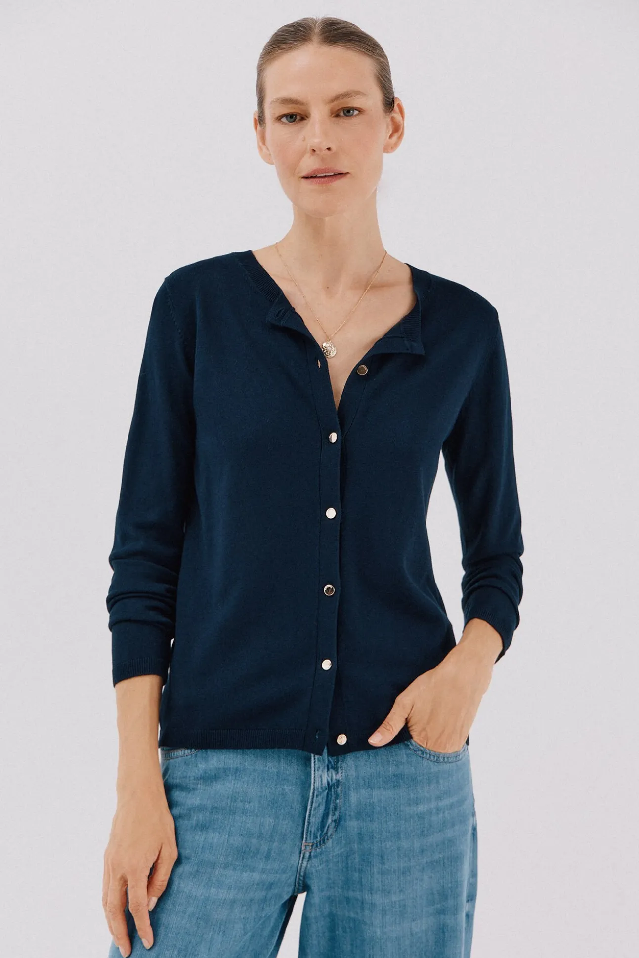 Chaqueta básica botones