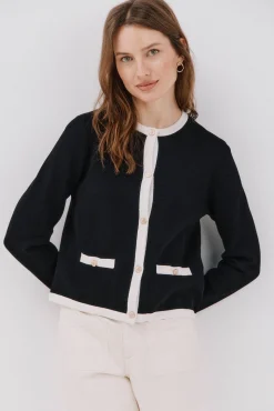 Chaqueta básica punto