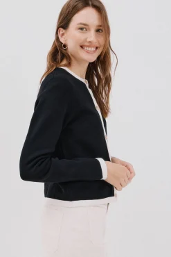 Chaqueta básica punto