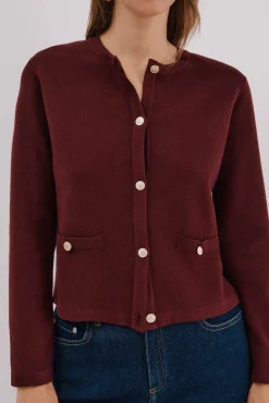 Chaqueta básica punto