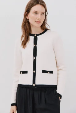 Chaqueta básica punto