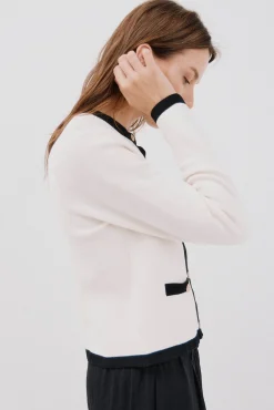 Chaqueta básica punto