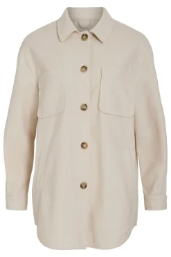 Chaqueta camisera abotonada