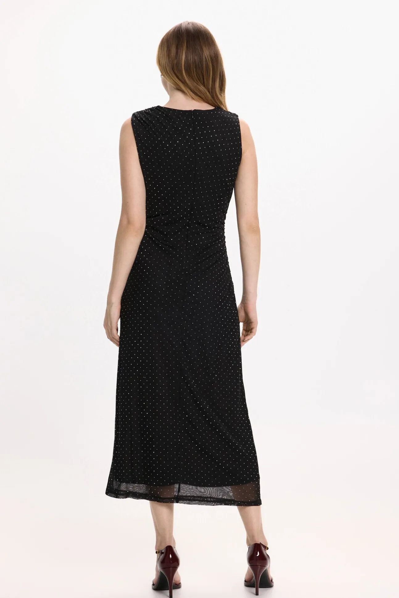 Chaqueta capa de pelo sintético