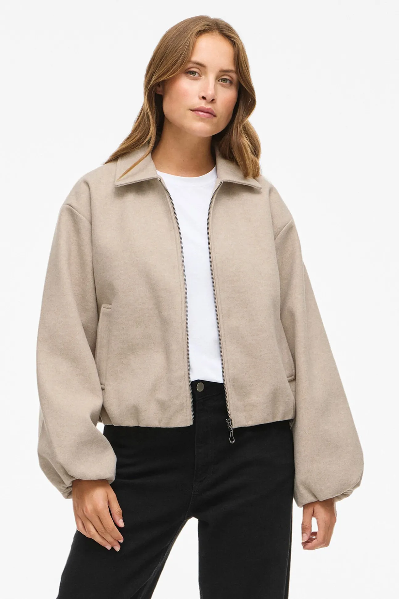 Chaqueta con mangas globo