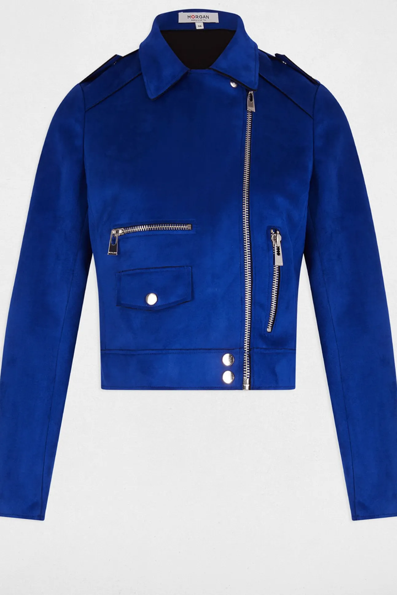 Chaqueta corta antelina