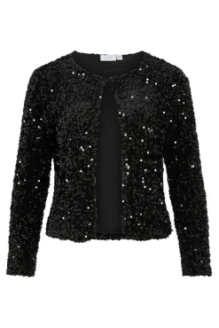 Chaqueta corta con lentejuelas