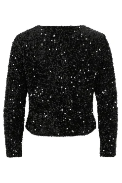 Chaqueta corta con lentejuelas