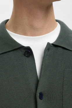 Chaqueta cárdigan con bolsillos 100% algodón orgánico