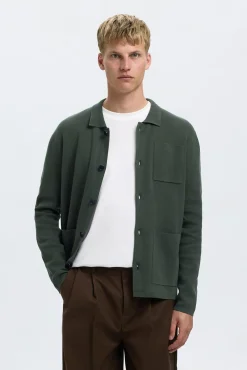 Chaqueta cárdigan con bolsillos 100% algodón orgánico