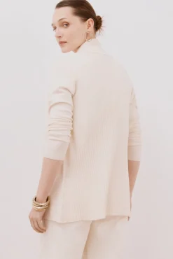 Chaqueta cuello chal