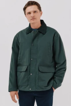 Chaqueta cuello combinado