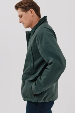 Chaqueta cuello combinado