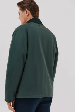 Chaqueta cuello combinado