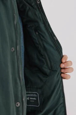 Chaqueta cuello combinado