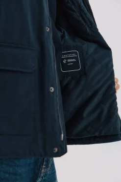 Chaqueta cuello combinado