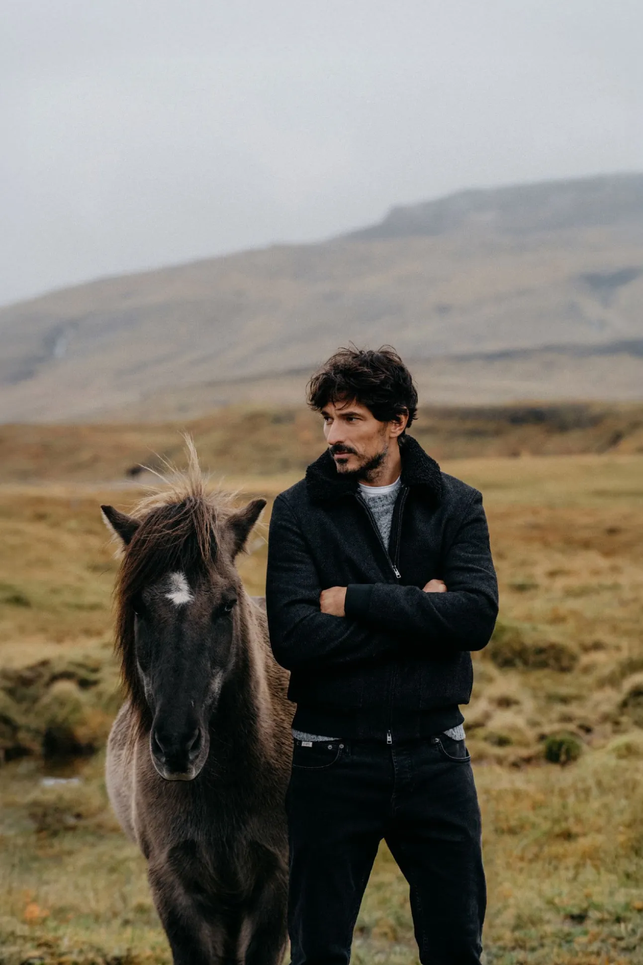 Chaqueta de lana borrego
